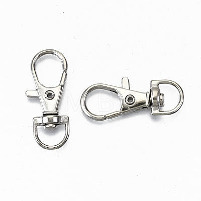 Alloy Swivel Lobster Claw Clasps X-PALLOY-T010-02P-1