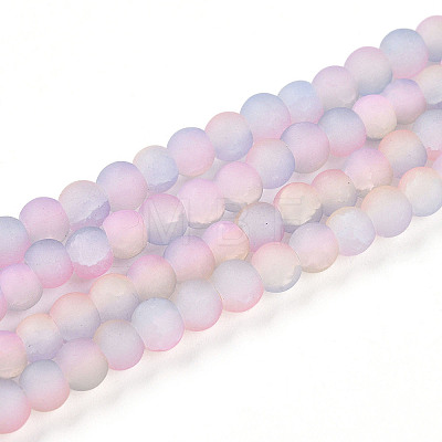Crackle Glass Beads X1-GLAA-N009-4mm-04-1