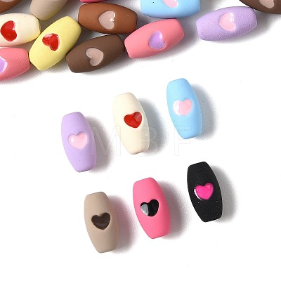 20Pcs 10 Colors Spray Painted Alloy Beads FIND-FS0004-62-1
