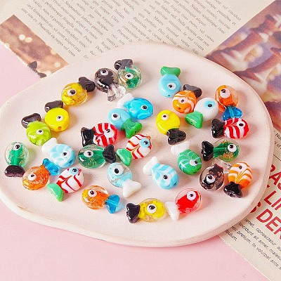 Handmade Lampwork Beads PW-WG75748-M-1