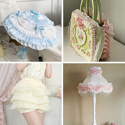 Polyester Lace Ribbon OCOR-TAC0035-25B-1