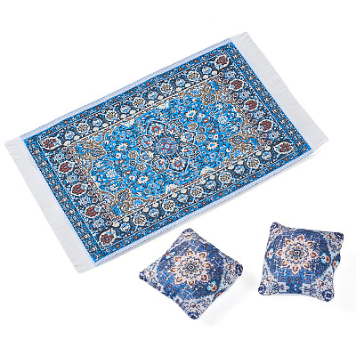 Turkish Style Mini Nylon Carpets AJEW-TA0003-66A-1
