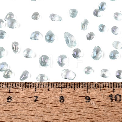 Transparent Electroplate Glass Beads EGLA-Q138-01D-1
