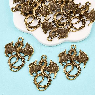 Tibetan Style Pendants X-TIBEP-K063kg-AB-NR-1