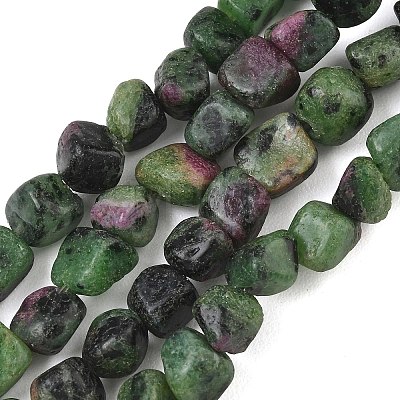 Natural Ruby in Zoisite Beads Strands GG-CBA9392-04-1