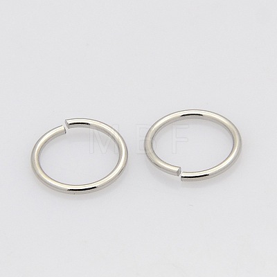 Tarnish Resistant 304 Stainless Steel Open Jump Rings STAS-N015-04-12x1.2mm-1