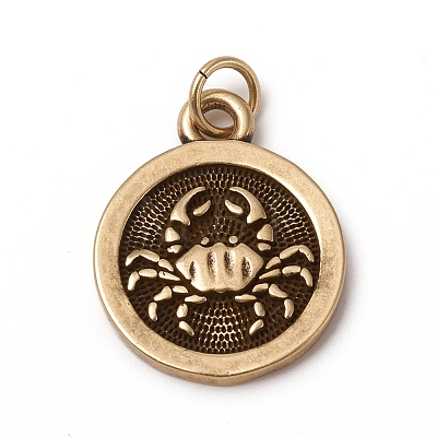 Brass Pendants LS-KK-I668-01AB-01-1
