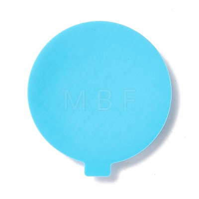 Flat Round Silicone Cup Mat Molds DIY-M039-01-1