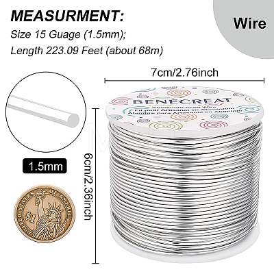 Round Aluminum Wire AW-BC0001-1.5mm-02-1