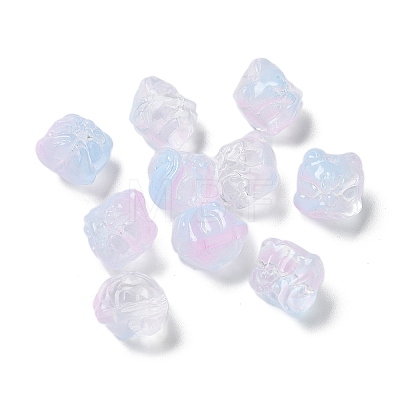 Baking Paint Transparent Glass Beads X1-GLAA-C035-01C-1