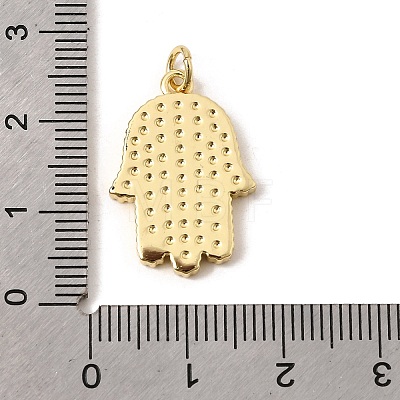 Brass Enamel Pendants KK-H267-115G-1