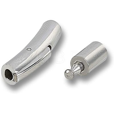 Unicraftale 304 Stainless Steel Bayonet Clasps STAS-UN0001-88B-1