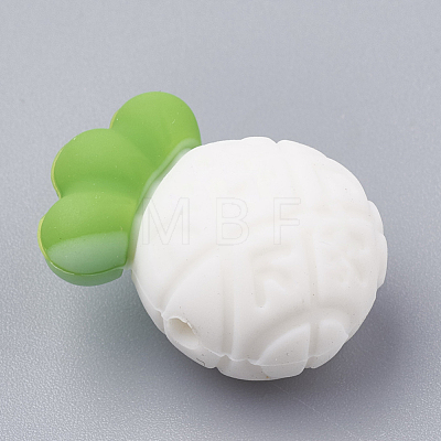 Food Grade Eco-Friendly Silicone Beads X-SIL-N001-06D-1