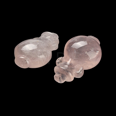 Natural Rose Quartz Pendants G-K403-06-1