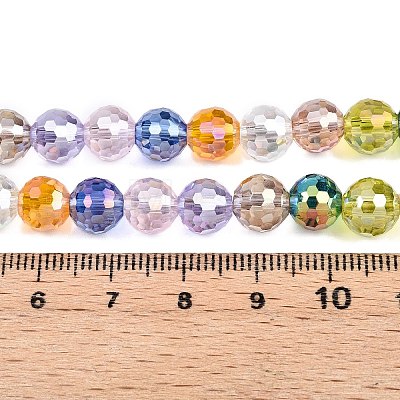 Transparent Glass Beads Strands GLAA-T023-31F-1