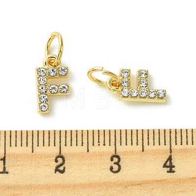 Rack Plating Alloy Rhinestone Pendants PALLOY-S187-01F-1