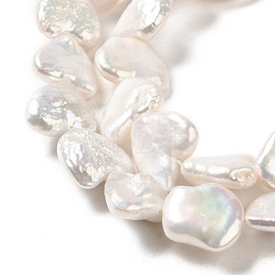 Natural Keshi Pearl Beads Strands PEAR-E016-049-1