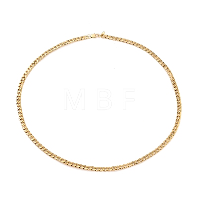 Men's 304 Stainless Steel Cuban Link Chain Necklaces NJEW-JN03157-02-1