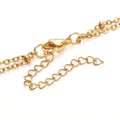 Bullet Natural Rose Quartz Pendant Necklace for Girl Women NJEW-JN03670-01-1
