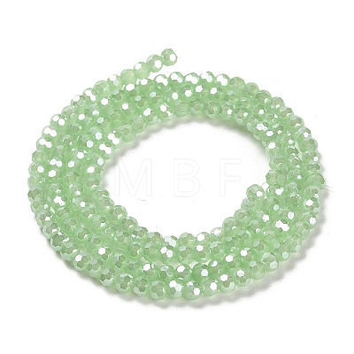 Electroplate Glass Beads Strands EGLA-A035-J3mm-A01-1