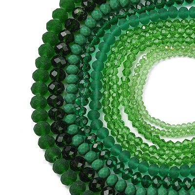 Electroplate Glass Beads Strands EGLA-FS0001-42B-1