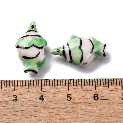 Handmade Porcelain Beads PORC-R002-02C-1