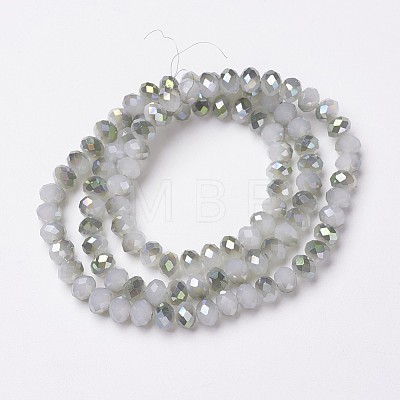 Electroplate Glass Beads Strands EGLA-A034-J2mm-S04-1