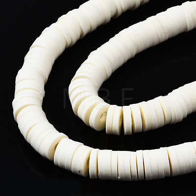 Handmade Polymer Clay Beads Strands CLAY-R089-6mm-133-1