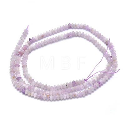 Natural Kunzite Beads Strands G-F686-25-1
