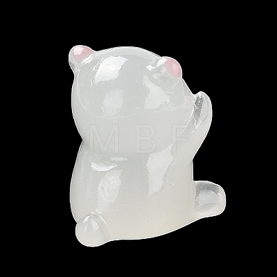 Bear Luminous Resin Display Decorations DJEW-F023-A03-1