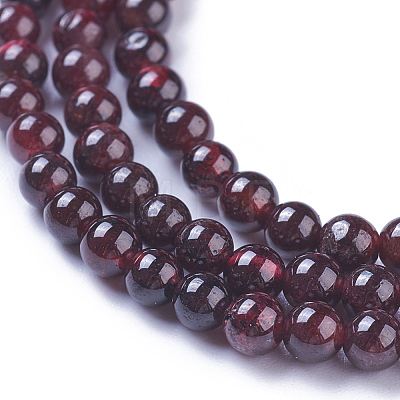 Natural Garnet Beads Strands G-P433-28A-1