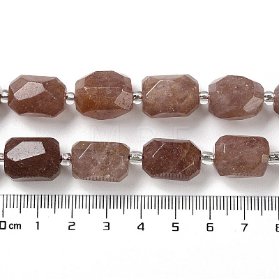 Natural Strawberry Quartz Beads Strands G-C105-A04-01-1
