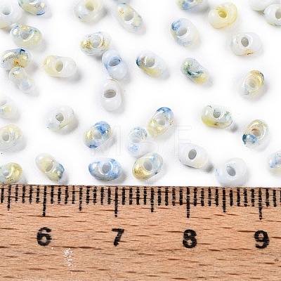 Baking Paint Glass Seed Beads SEED-C003-01N-1