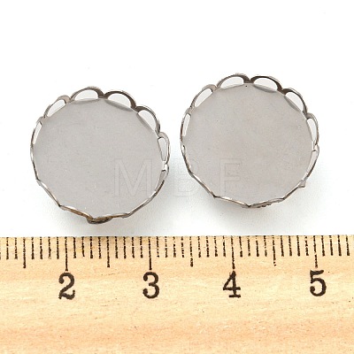 304 Stainless Steel Brooch Base Settings FIND-D035-03B-P-1