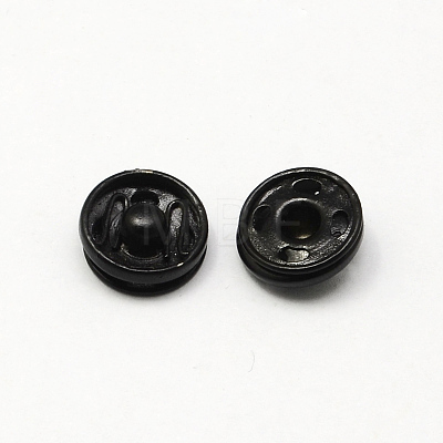 Flat Round Iron Sewing Snap Button SNAP-R019-05B-1