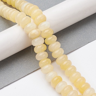Natural Yellow Jade Beads Strands G-K359-A01-01-1