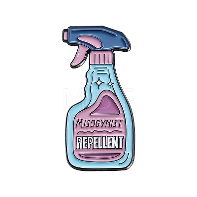 Funny Spray Bottle Enamel Pins PW-WGCB9E2-02-1