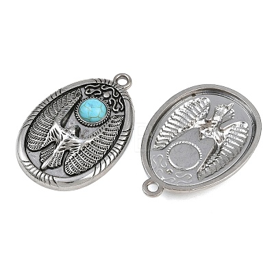 Tibetan Style Alloy Pendants AL-CBA2376-07AS-1