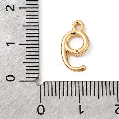 Brass Micro Pave Cubic Zirconia Charms KK-P340-24G-09-1