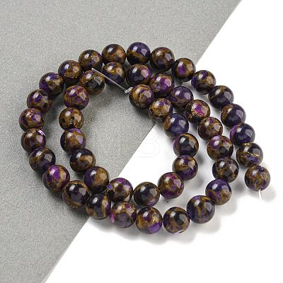 Synthetic Gold Clinquant Stone Beads Strands G-P549-A01-01E-1