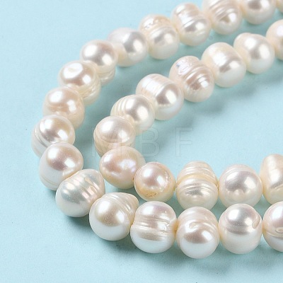 Natural Cultured Freshwater Pearl Beads Strands PEAR-E018-11-1