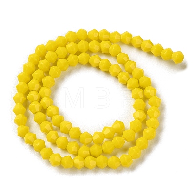 Opaque Solid Color Imitation Jade Glass Beads Strands LS-EGLA-A039-P4mm-D05-1