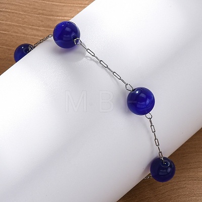 304 Stainless Steel Cable Chain Bracelets BJEW-C094-01P-02-1