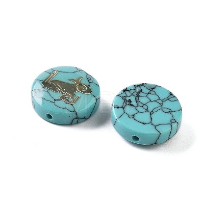 Synthetic Turquoise Beads G-F775-C06-1