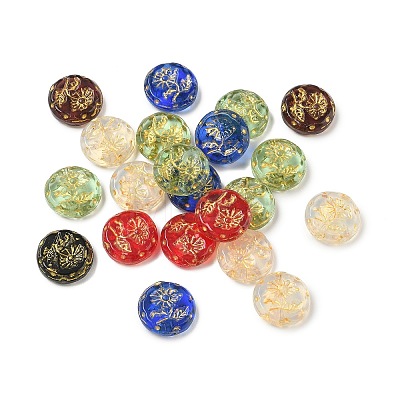 Transparent Glass Beads GL-CBA7B2B-12-1