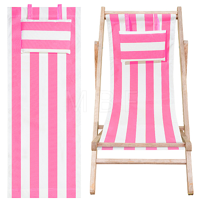 Stripe Pattern Chair Oxford Canvas FIND-WH0126-335B-02-1