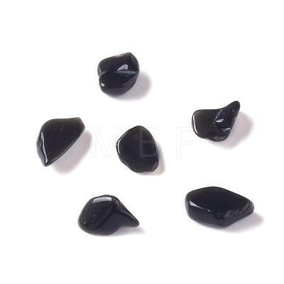 Natural Obsidian Chip Beads G-M364-18B-1