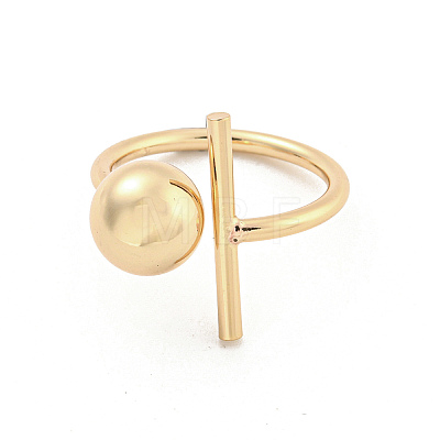 Long-Lasting Plated Brass Cuff Rings RJEW-I103-051P-1