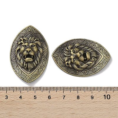 Tibetan Style Brass Pendants KK-M284-19AB-1