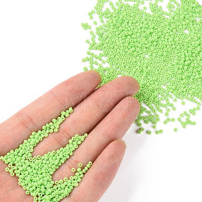 11/0 Grade A Baking Paint Glass Seed Beads X-SEED-N001-A-1023-1